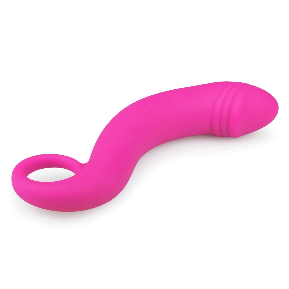 Anal Prostata-Dildo aus Silikon – Rosa