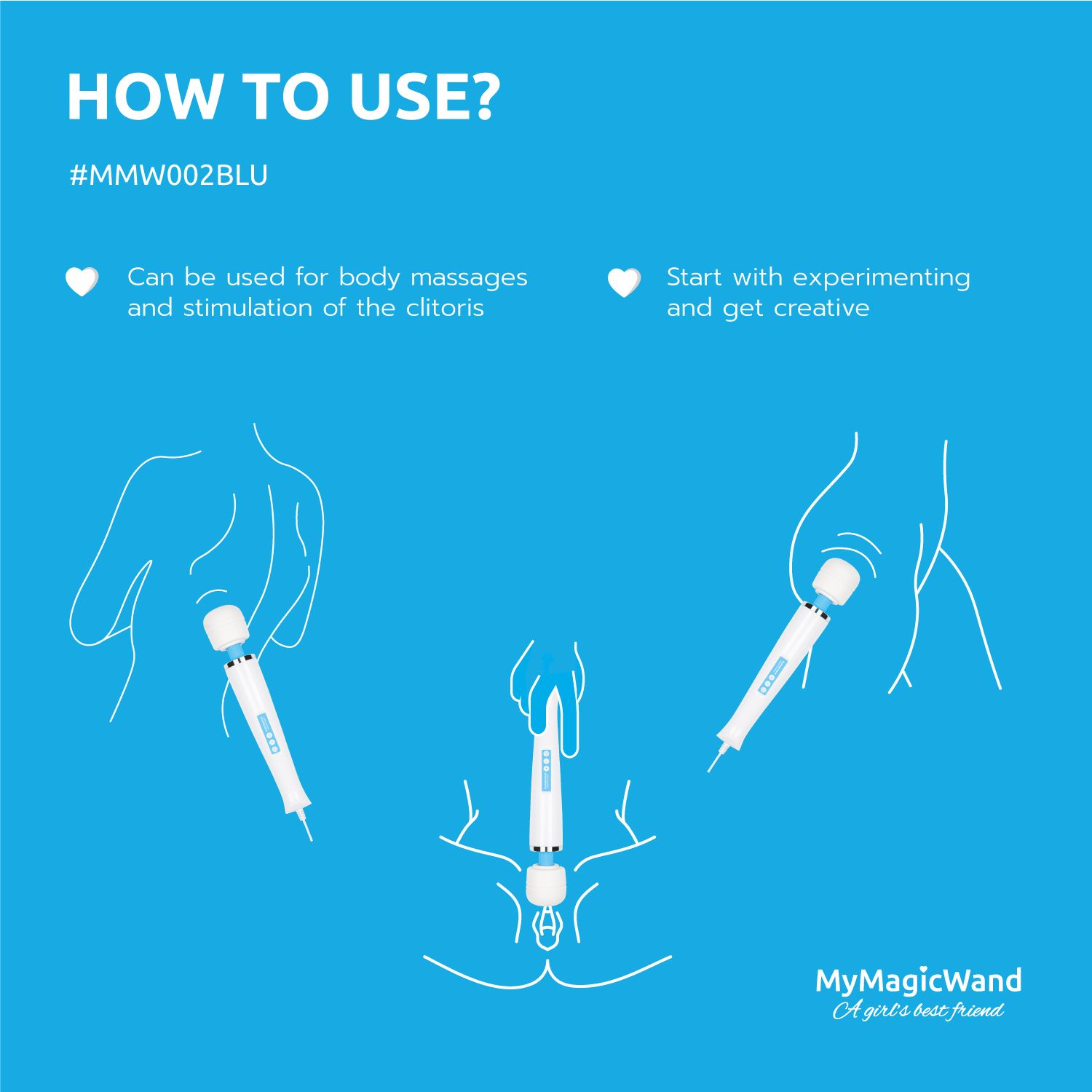 MyMagicWand Wand-Vibrator – Blau