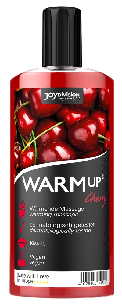 WARMup – Massage-Liquid mit Wärme-Effekt - Kirsche